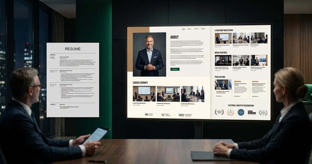 Personal Biography vs Professional Resume: Which One Actually Builds Authority Online?