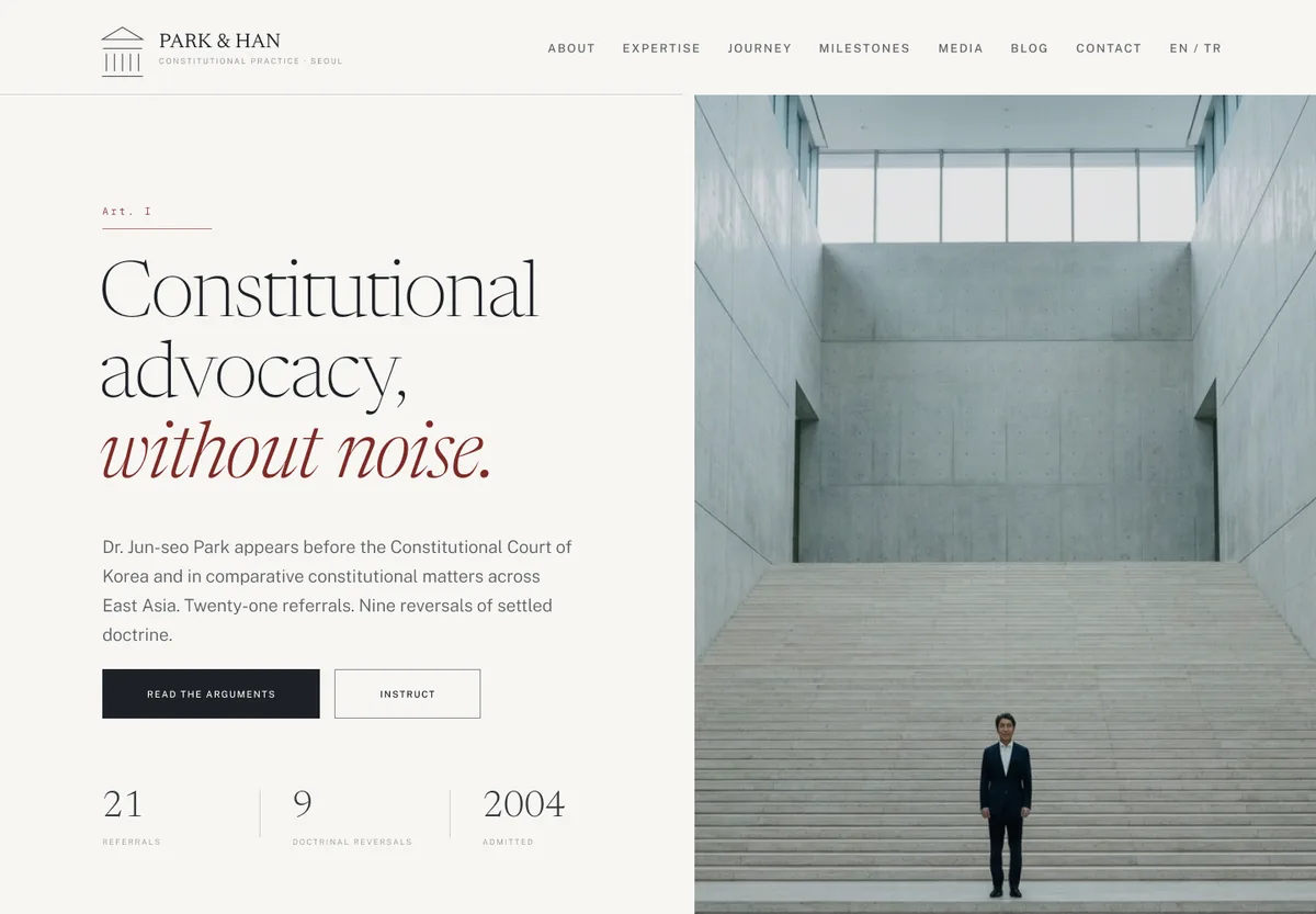 Lawyer-3 design preview